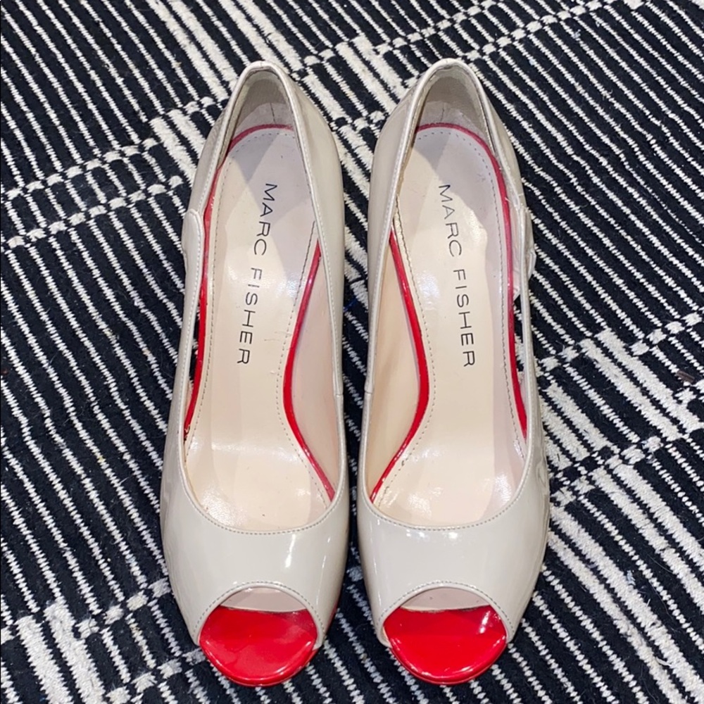 Marc Fisher Platform Color Block Heels